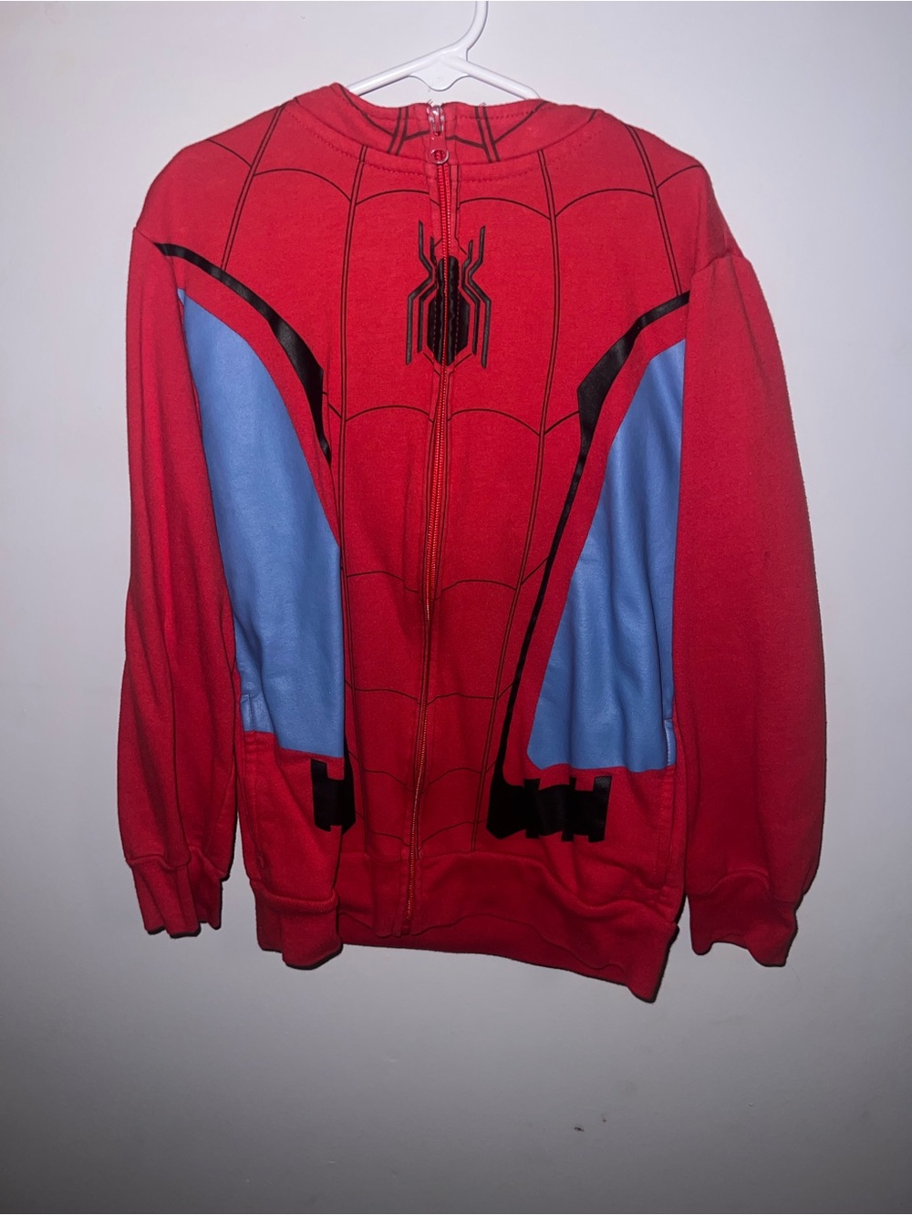 Speedo Red and Blue Spider Zip-Up Kids Jacket